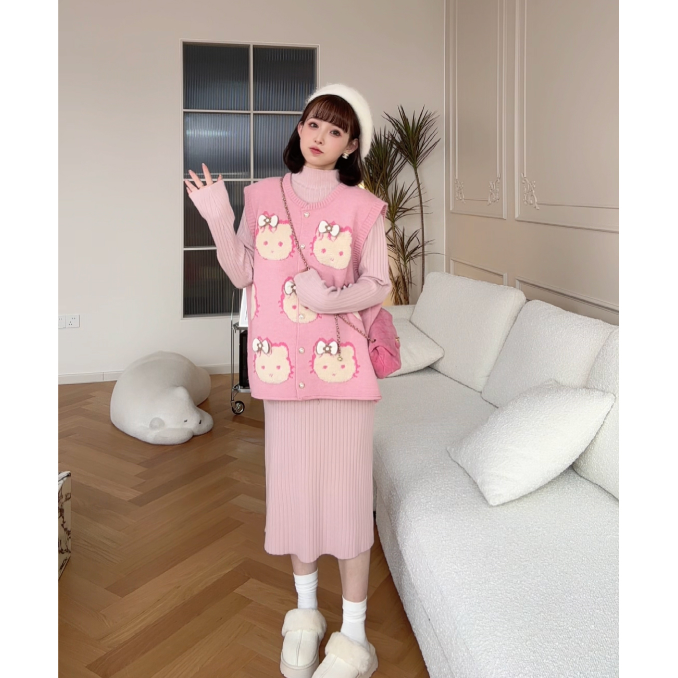 娜娜的孕期穿搭连衣裙孕妇套装