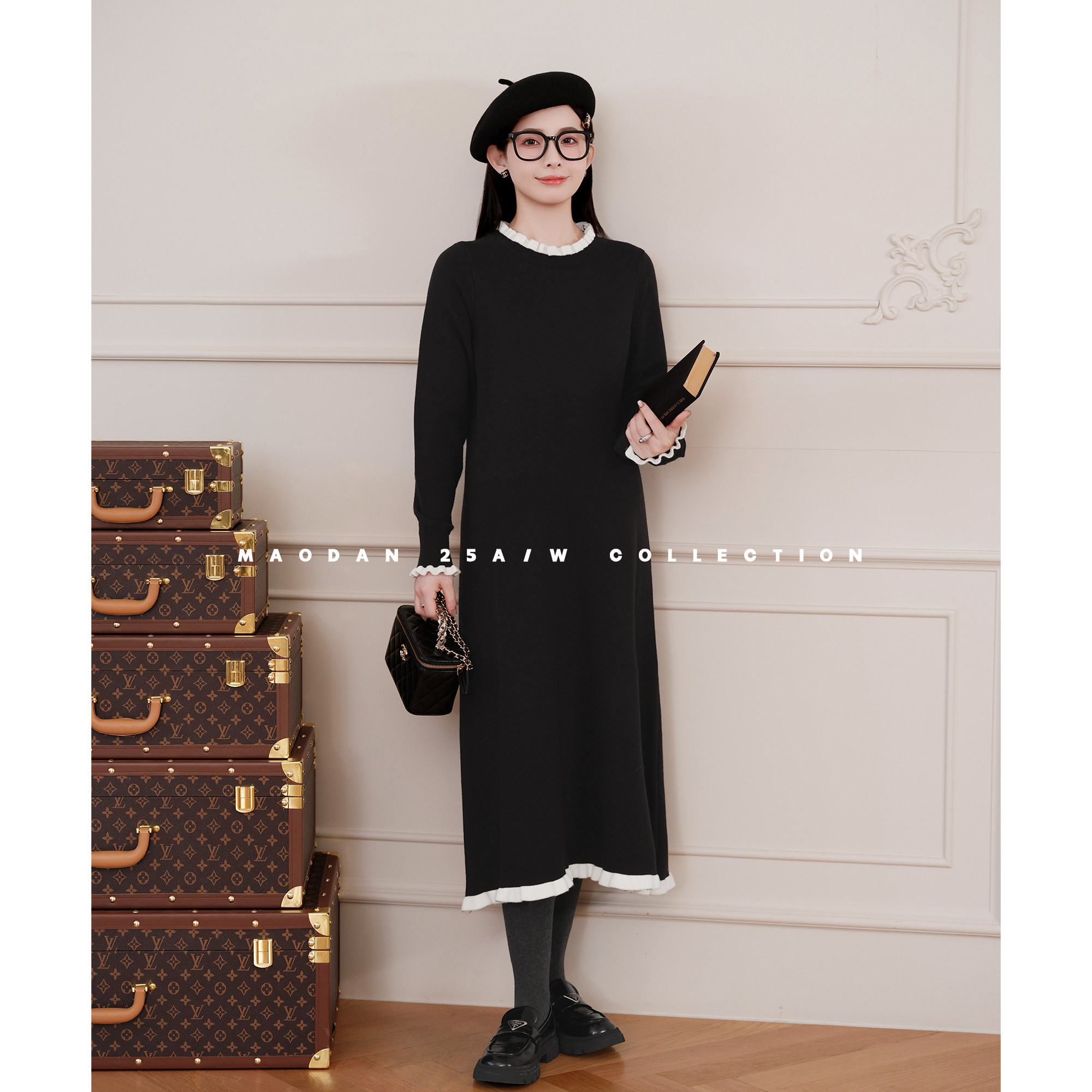 猫单【温莎赫本】娜娜的孕期穿搭孕妇连衣裙冬季新品气质洋气显瘦,孕妇装/孕产妇用品/营养,连衣裙,淘宝优惠券,粉丝福利购,淘宝优惠卷