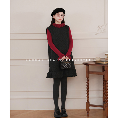 猫单【格林童话】【羊毛】娜娜的孕期穿搭孕妇装冬季新品裙子套装