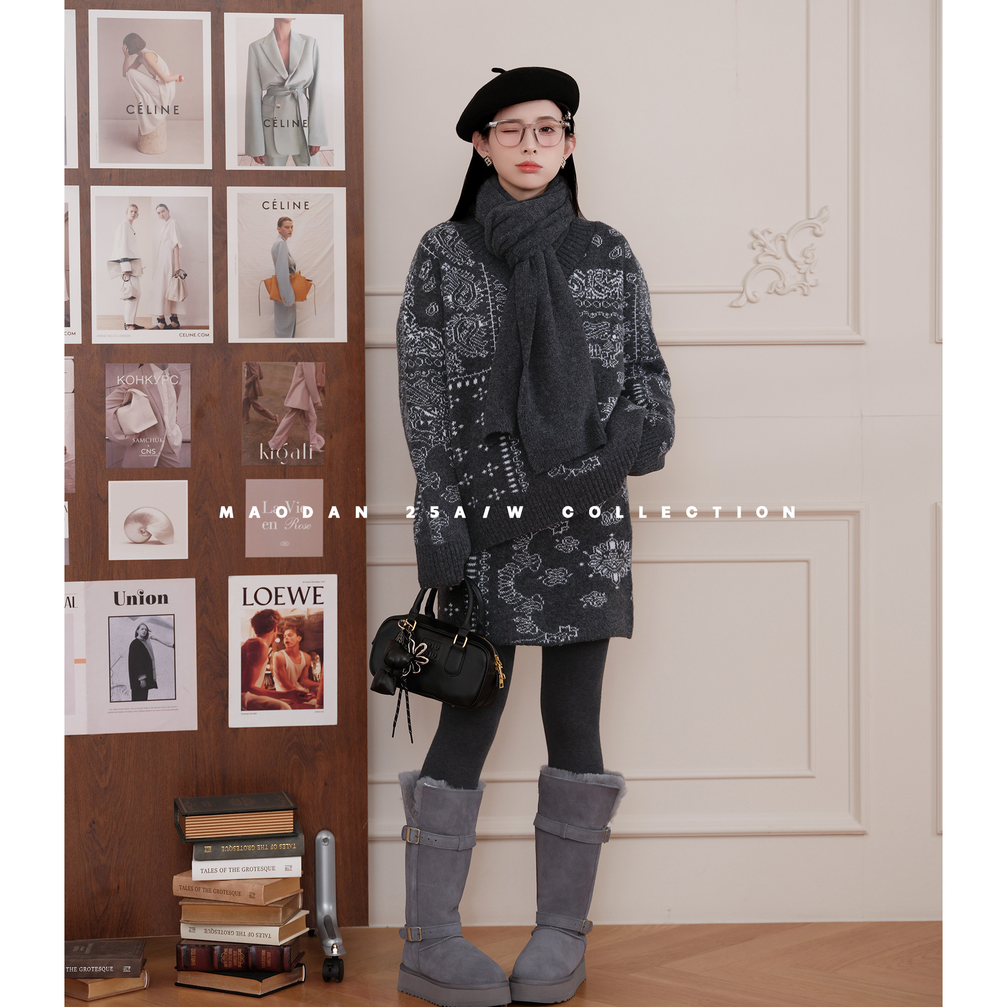 猫单【利兹周末】【羊毛】娜娜的孕期穿搭孕妇套装毛衣围巾半身裙,孕妇装/孕产妇用品/营养,套装,淘宝优惠券,粉丝福利购,淘宝优惠卷