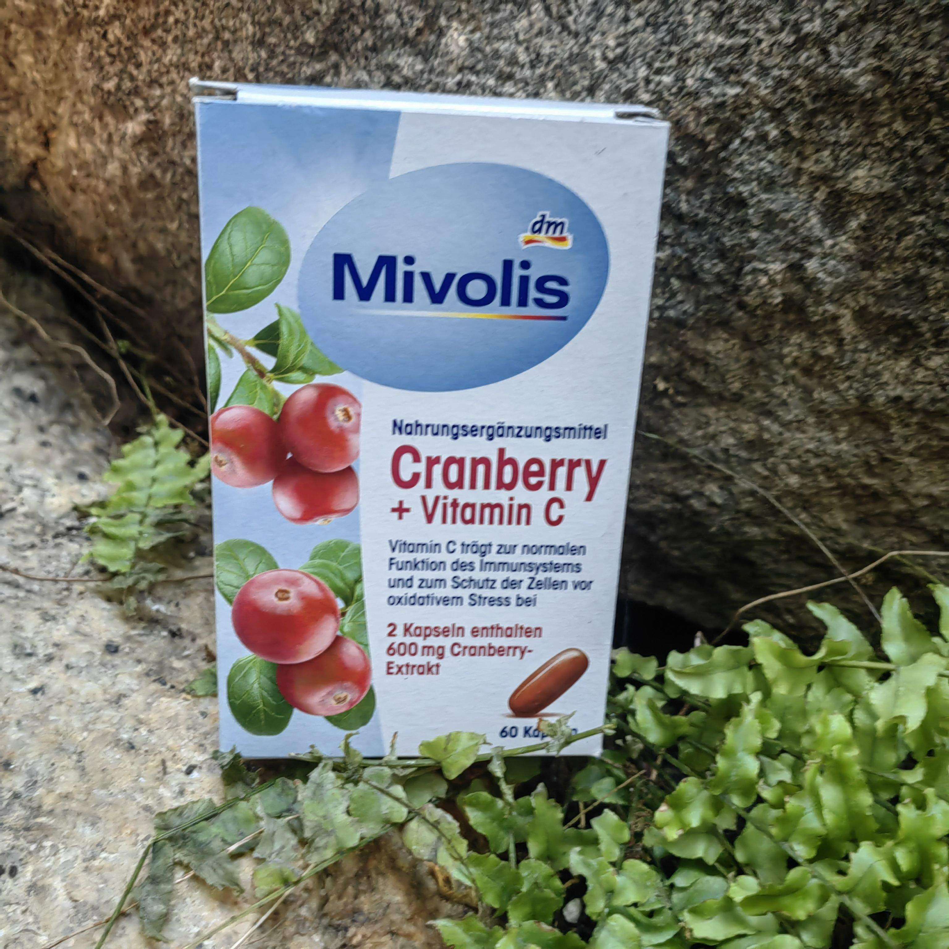 现货女性免yi力德国直邮代购dm Mivolis 保健蔓越莓胶囊含维vc60