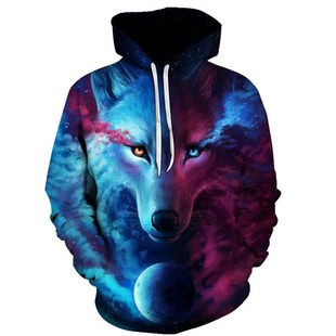 Wolf 3D Hoodies Sweatshirts Men Women Hoodie Fashion Coats