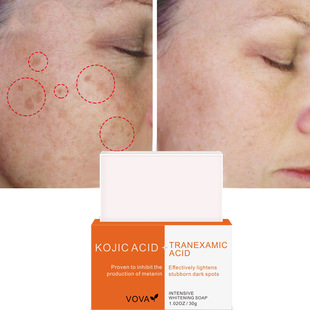 Tranexamic Face 三瓶装 Kojic 3pcs Acid 30g VOVA Soap