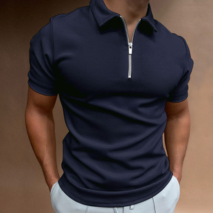 shirt short 翻领polo衫 短袖 t恤 男休闲夏季 sleeved casual Men