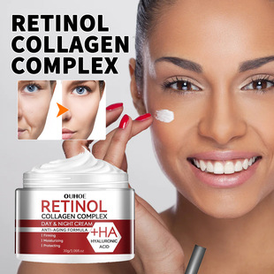 Retinol moisturizing face cream reduces fine lines 淡化细纹