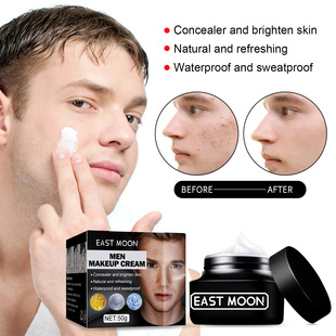 Men BB Cream Natural Whiten Face Cream Face Foundation