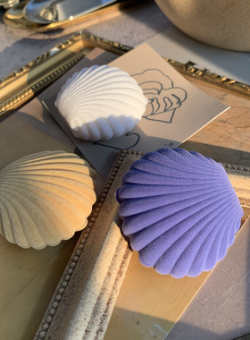 EAT MOON复古少女贝壳ins韩国丝绒首饰盒耳钉戒指盒送人可爱礼物