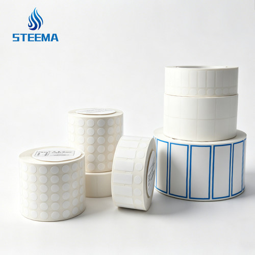 STEEMA斯蒂曼耐化学标签纸单排双排实验室不干胶打印贴纸条码纸