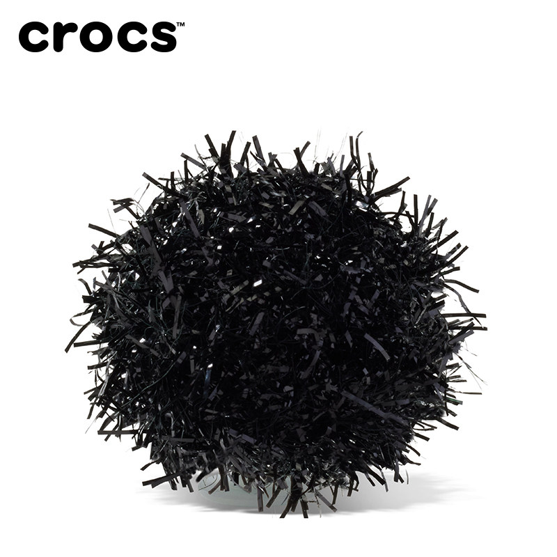 白鹿同款Crocs卡骆驰智必星洞洞鞋花 质感潮流黑色金属感反光线球,运动包/户外包/配件,其他服饰配件,淘宝优惠券,粉丝福利购,淘宝优惠卷