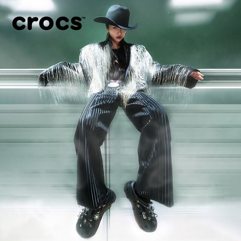 刘雨昕同款Crocs卡骆驰珊瑚洞洞鞋厚底女鞋沙滩鞋花园鞋|211141