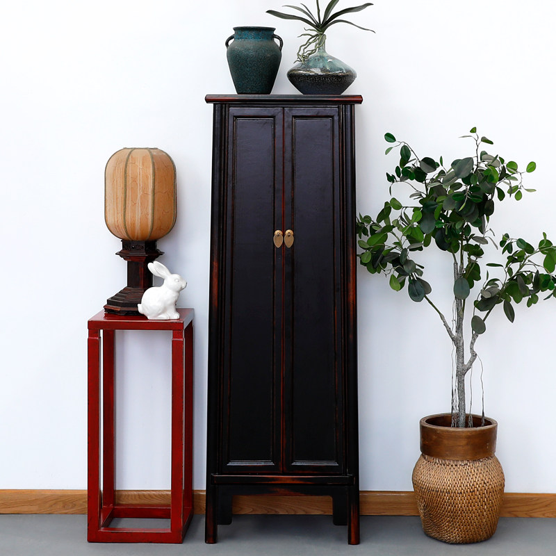 实木面条柜彩漆仿古做旧明式A型圆角储物收纳新中式茶室书房家具,住宅家具,单个书柜,淘宝优惠券,粉丝福利购,淘宝优惠卷