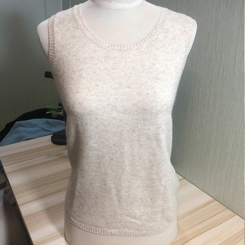 冬季针织打底修身羊绒背心背心