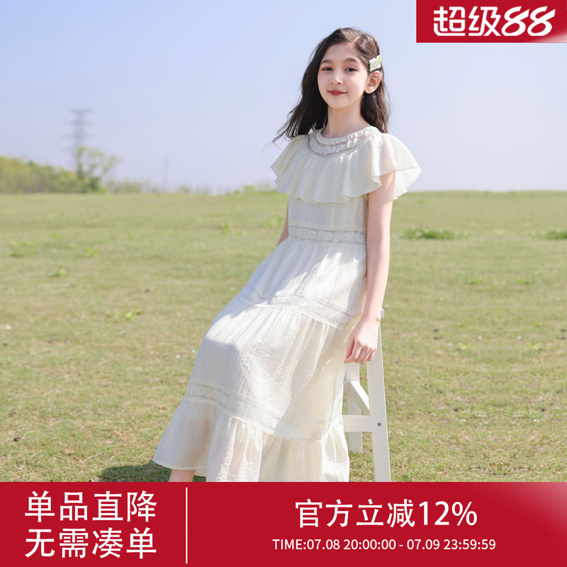 长裙韩版夏季无袖蕾丝童装公主裙