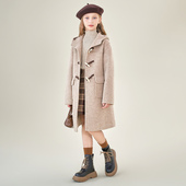 加厚童装 双面呢女大童冬季 外套 儿童春秋童装 女童羊毛大衣2026新款