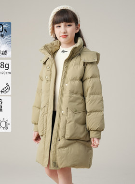 女童2025冬季新款加厚羽绒服