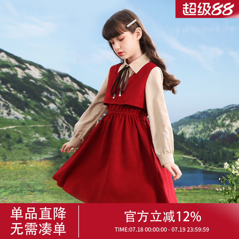 女童连衣裙2025春季新品