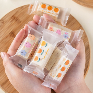 牛轧糖包装袋机封袋烘焙食品袋手工太妃糖包装袋透明糖果包装袋子