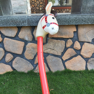 热卖充气锤子马头长棒槌 儿童骑马棒子马头棒游戏玩具 加油棒包邮