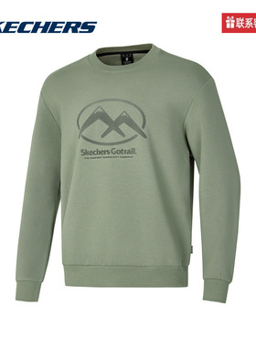 斯凯奇运动2025春中性卫衣 P125U003-035Z