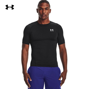 跑步运动服训练T恤1361518 新款 男健身衣夏季 安德玛官网UA短袖