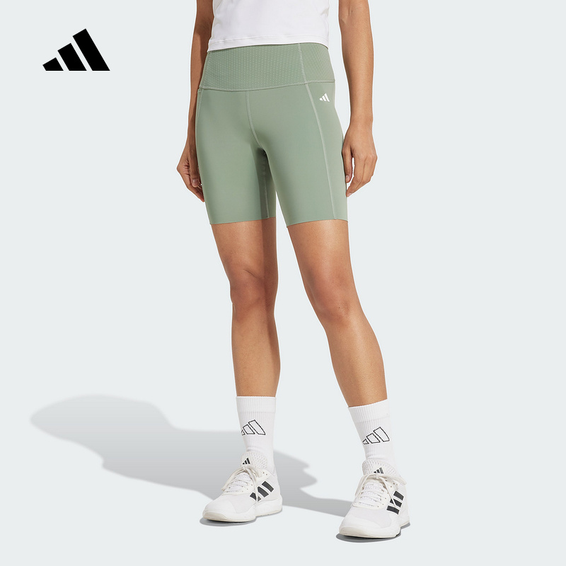 adidas阿迪达斯官方运动2025夏女紧身裤 JZ4346