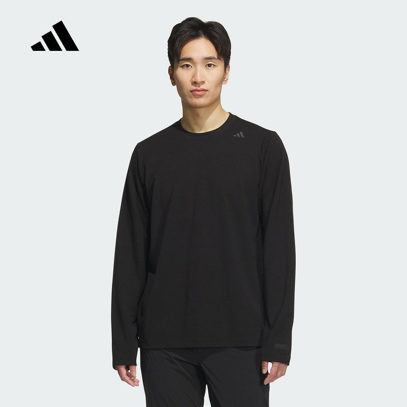 adidas阿迪达斯官方运动2025冬男长袖T恤 KB5105