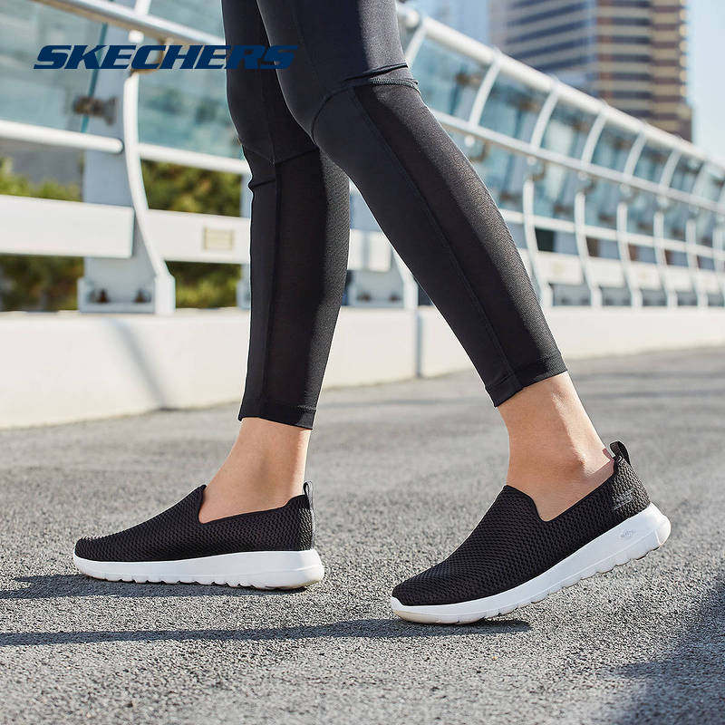 SKECHERS斯凯奇运动2025春女运动鞋 15600-BKW - 实物图