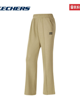 斯凯奇运动2025秋女针织长裤 P324W042-01EW