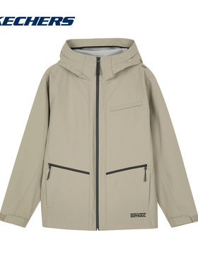 斯凯奇运动2025夏男梭织外套 L124M049-01NC