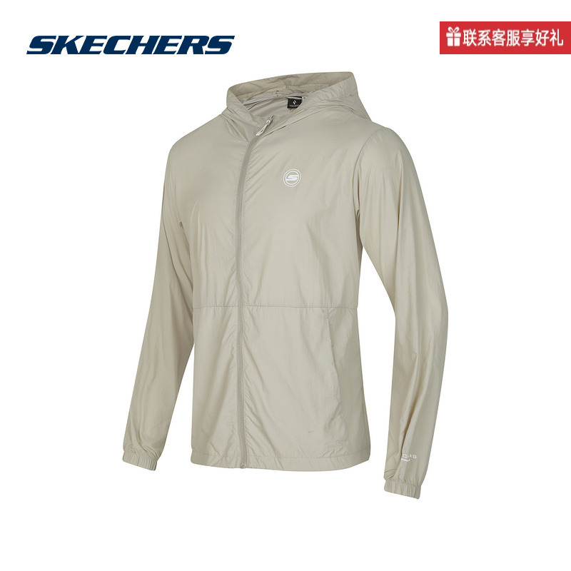 斯凯奇运动2025夏男梭织外套 P224M032-044Z