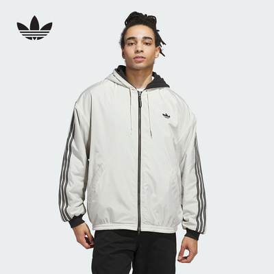 adidas阿迪达斯官方运动2025冬男连帽外套 JX5440