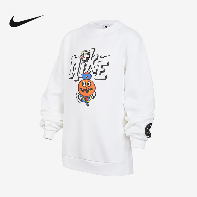 Nike耐克官方运动2025冬童针织套头衫 IO0095-100