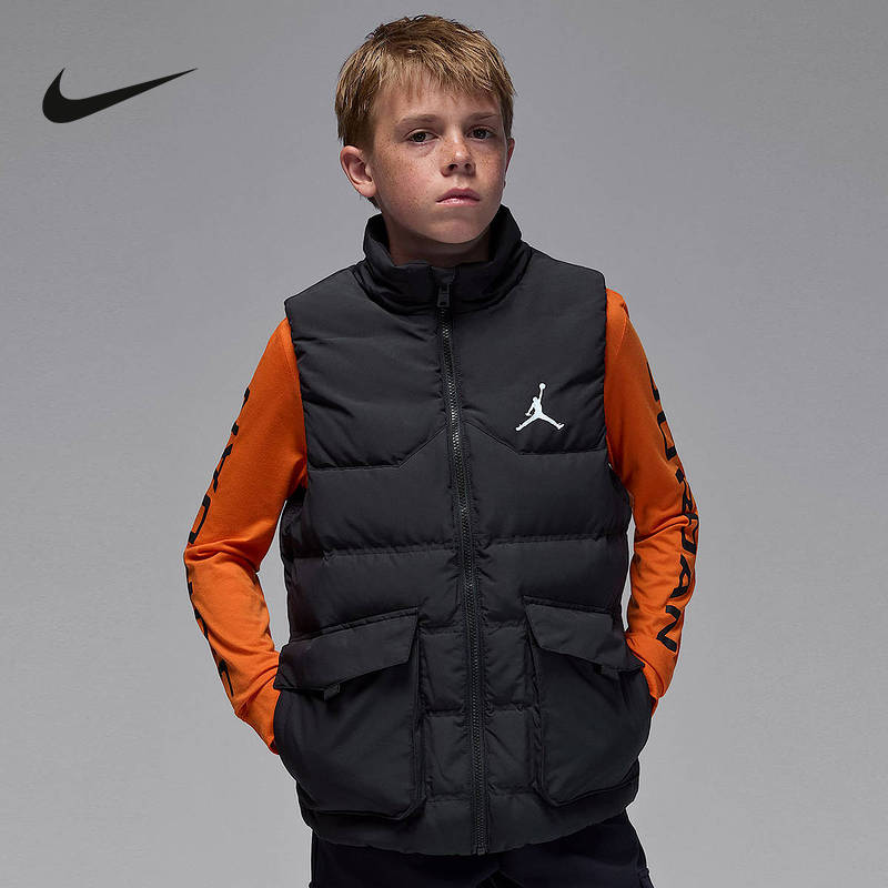 Nike耐克官方运动2025冬男羽绒背心 HQ8120-011
