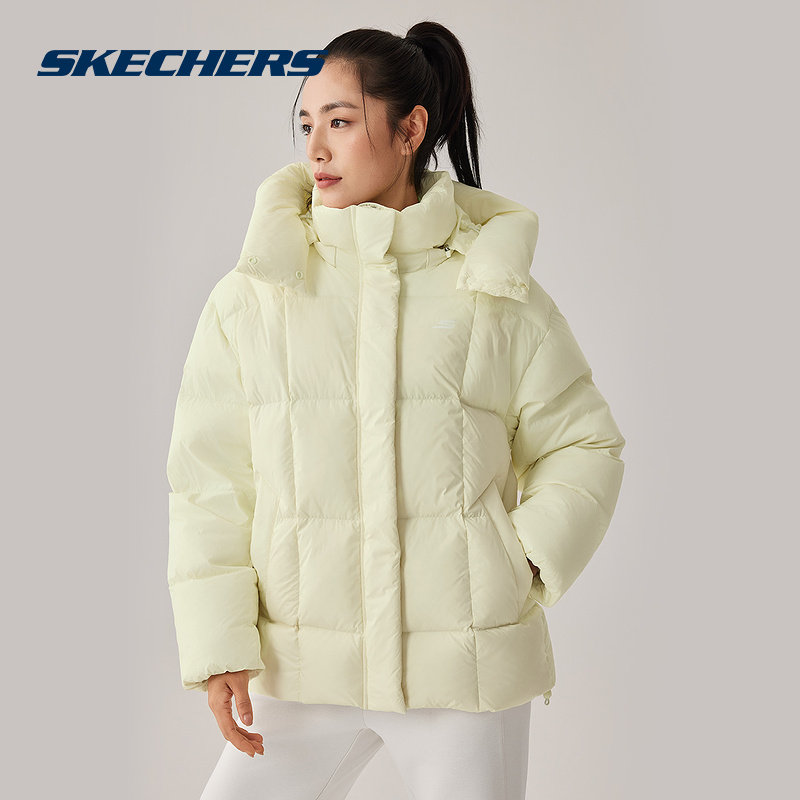 SKECHERS斯凯奇运动2025冬女羽绒服 P425W134-05Y8