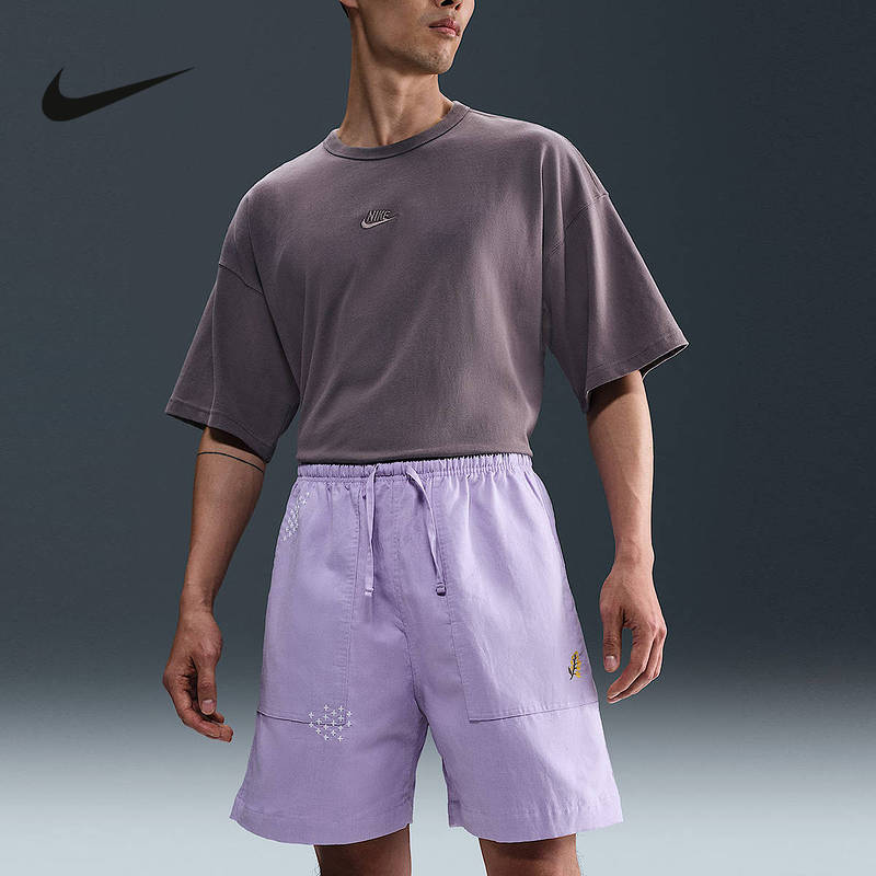 Nike耐克官方运动2025夏男针织短裤 HJ2979-515