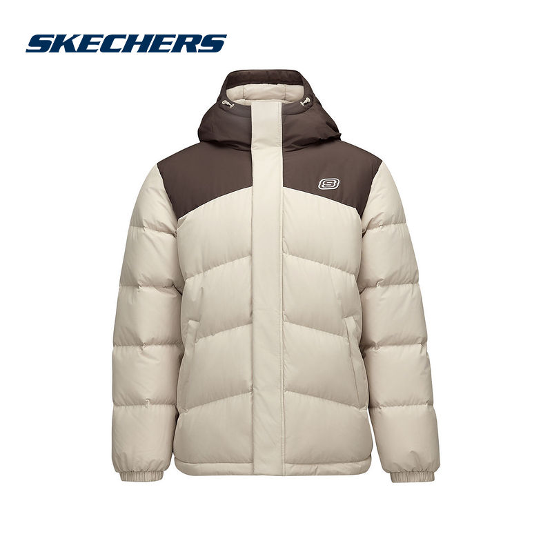 斯凯奇运动2025冬男短羽绒服 L424M183-0046