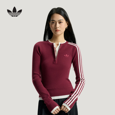adidas阿迪达斯官方运动2026春女针织衫 KS5332
