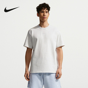 NIKE耐克男T恤夏新款百搭时尚刺绣logo休闲短袖针织衫IH1122-051