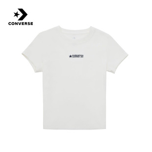 Converse WCJ768 新款 T恤 W2Y 2026夏女短袖 匡威