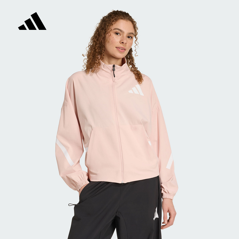 adidas阿迪达斯官方运动2025秋女梭织夹克 KE4883