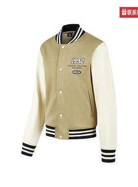 SKECHERS斯凯奇2025春季女复古时尚棒球服针织外套P423W040/01EW