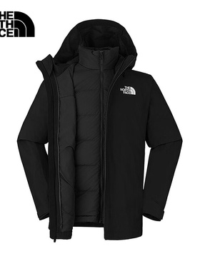 THE NORTH FACE北面户外运动2025F/W男三合一夹克 NF0A83RRGOE1