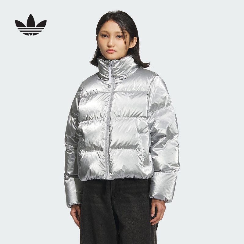 adidas阿迪达斯官方运动2025冬女短羽绒服 KC5402