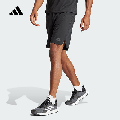 Adidas阿迪达斯 DESIGNED FOR WORKOUT运动健身短裤IK9723