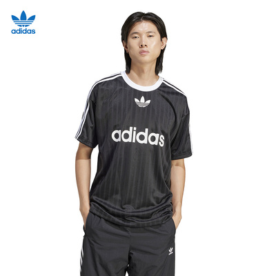 adidas阿迪达斯三叶草春季男子运动休闲圆领短袖T恤IU2341