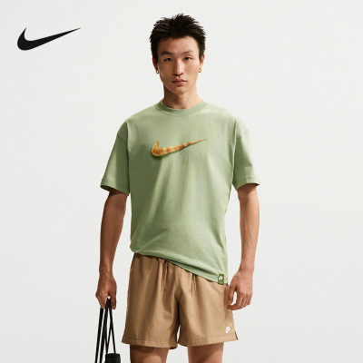 Nike耐克Sportswear男子T恤夏季新款运动休闲宽松短袖 FZ7955-370