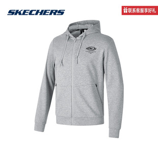 斯凯奇运动2025秋男连帽外套 00RP P423M046