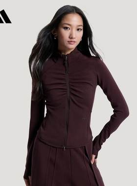 adidas阿迪达斯官方运动2026春女针织夹克 KU5376