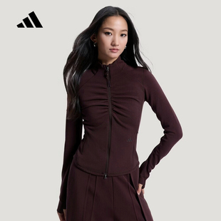 KU5376 adidas阿迪达斯官方运动2026春女针织夹克