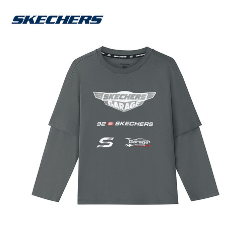 SKECHERS(斯凯奇)|（新款）2026秋中性童长袖衫 L326K085-006L